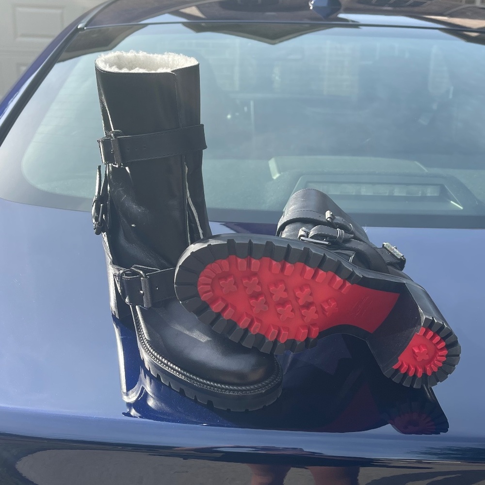 Christian Lounoutin Heel Combat